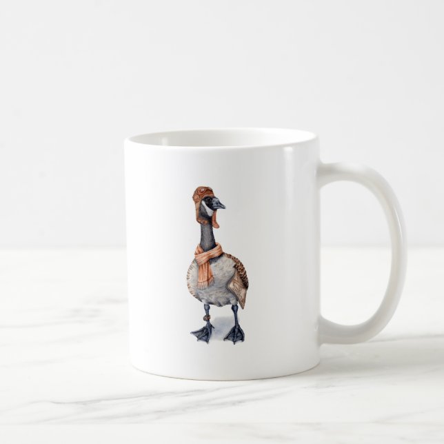Caneca De Café Aviator Goose (Direita)