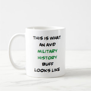Caneca De Café ávido buff de história militar