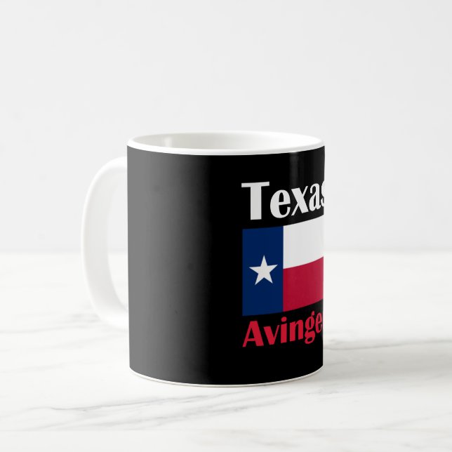 Caneca De Café Avinger TX (Frente Esquerda)