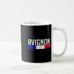 Caneca De Café Avinhão França Bandeira Viagem Lembrança Para Mora