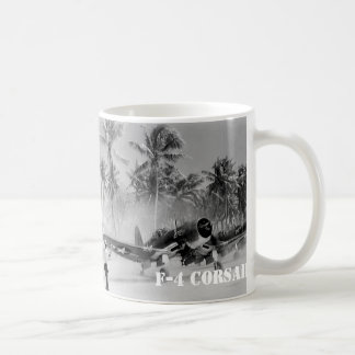 CANECA DE CAFÉ AVIÕES DE LUTADOR F-4 DO CORSÁRIO