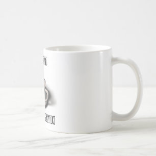 Caneca De Café Aviso! Em férias mentais (copo de café do duque