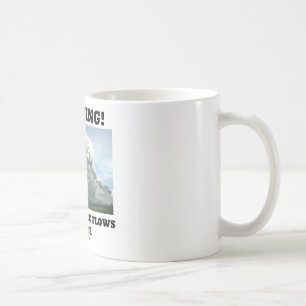Caneca De Café Aviso! Interior Pyroclastic dos fluxos
