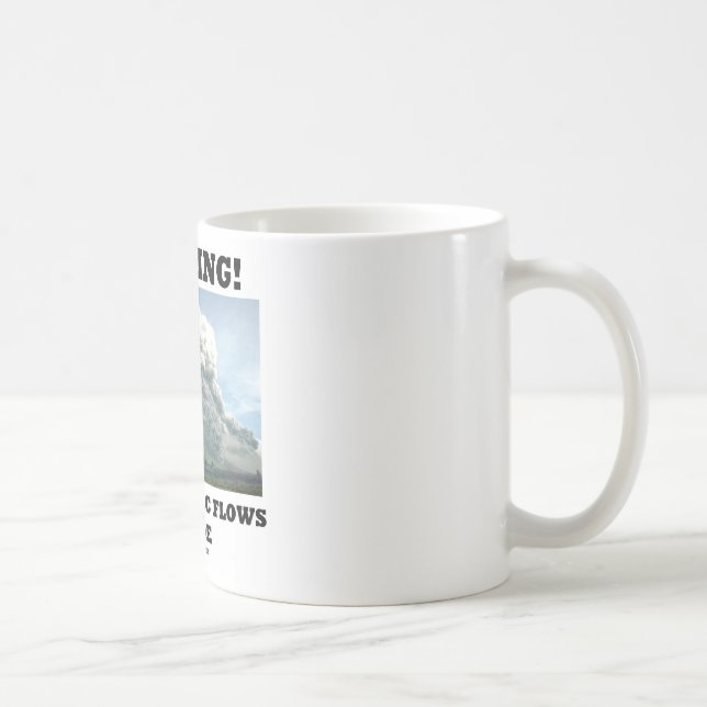 Caneca De Café Aviso! Interior Pyroclastic dos fluxos (Direita)