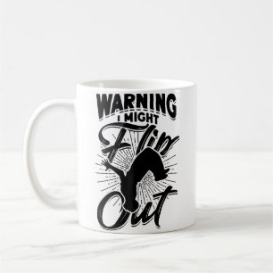Caneca De Café Aviso que Posso Sair do Controle Parkour Ginástic
