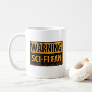 Caneca De Café AVISO VENTILADOR SCI-FI - Sinal de precaução par