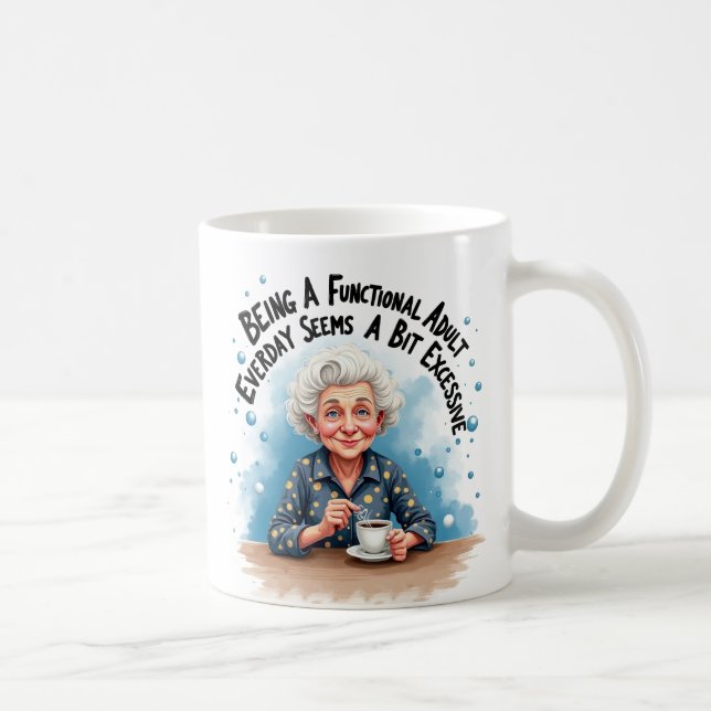 Caneca De Café Avô/Avó Moderno(a) Amigo(a) (Direita)