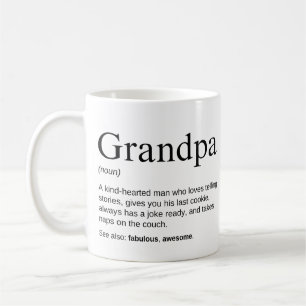 Caneca De Café Avô Bonito Adorável Definição de Avô