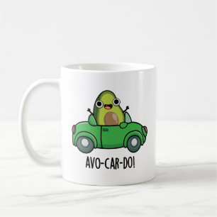 Caneca De Café Avo-car-do-Funny Avocado Puns