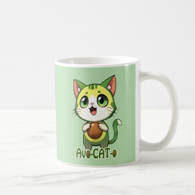 Caneca De Café Avo-CAT-o (Direita)