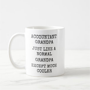 Caneca De Café Avô Contador Muito Mais Legal Engraçado