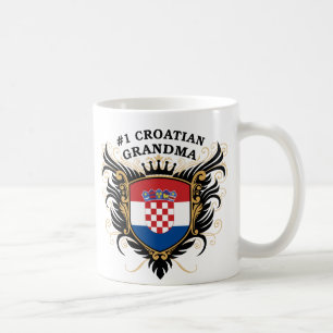 Caneca De Café Avó croata do número um