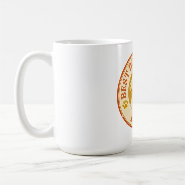 Caneca de Café Avô de Cachorro Labrador Retro Melh (Esquerda)