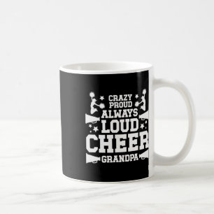 Caneca De Café Avô de Cheerleader Loucamente Orgulhoso Vovô
