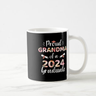 Caneca De Café Avó De Formando 2024 Para Graduação Familiar