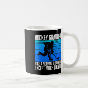 Caneca De Café Avô de hóquei Fã engraçado de hóquei Jogador de hó