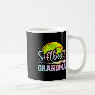 Caneca De Café Avó de Softbol Jogadora de Softbol Dia de Jogo Mãe
