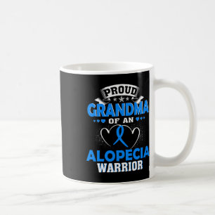 Caneca De Café Avó De Um Guerreiro Da Alopecia