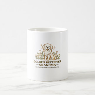Caneca De Café Avó do Golden Retriever