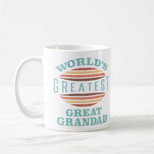 Caneca De Café Avô do Maior Excelente do Mundo (Esquerda)