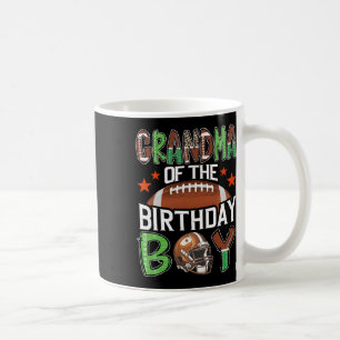 Caneca De Café Avó Do Menino Do Aniversário Futebol Dia De Jogo