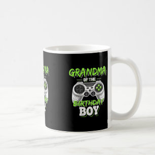 Caneca De Café Avó do Menino do Aniversário Jogo de Vídeo Combina