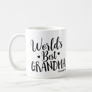 Caneca De Café AVÓ DO MUNDO Personalizado com Nome