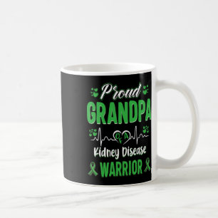 Caneca De Café Avô Doença Renal Guerreiro Sensibilização Fita Gr