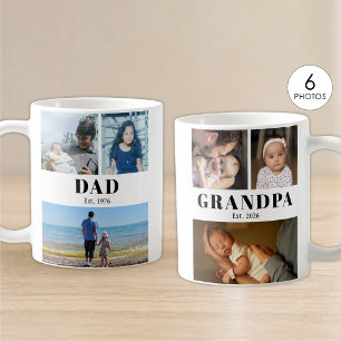 Caneca De Café Avô e Pai Ano de Fundação 6 Fotos