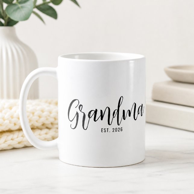 Caneca De Café Avó Estabeleceu Nova Avó (Criador carregado)