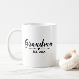 Caneca De Café Avó Estabeleceu Novo Presente de Avó