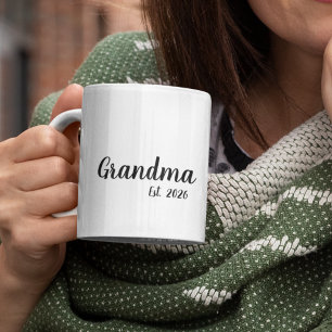 Caneca De Café Avó Estabeleceu Novo Presente de Avó