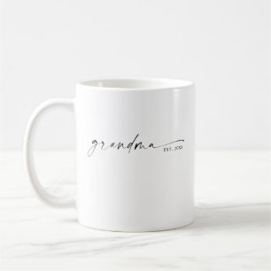 Caneca De Café Avó Estabeleceu Novo Presente de Avó