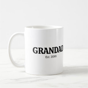Caneca De Café Avô Estabeleceu Novo Presente de Avô