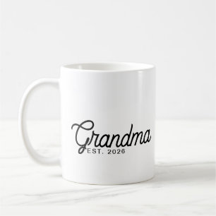 Caneca De Café Avó Estabeleceu Novo Presente de Avó