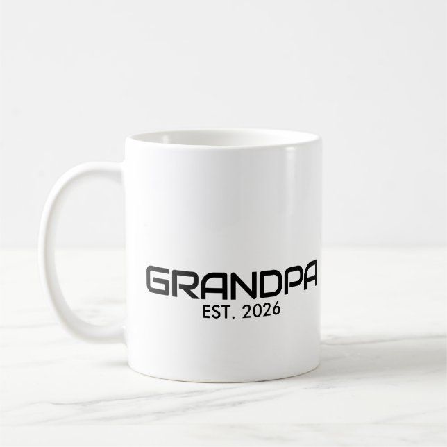 Caneca De Café Avô Estabeleceu Novo Presente para o Vô (Esquerda)