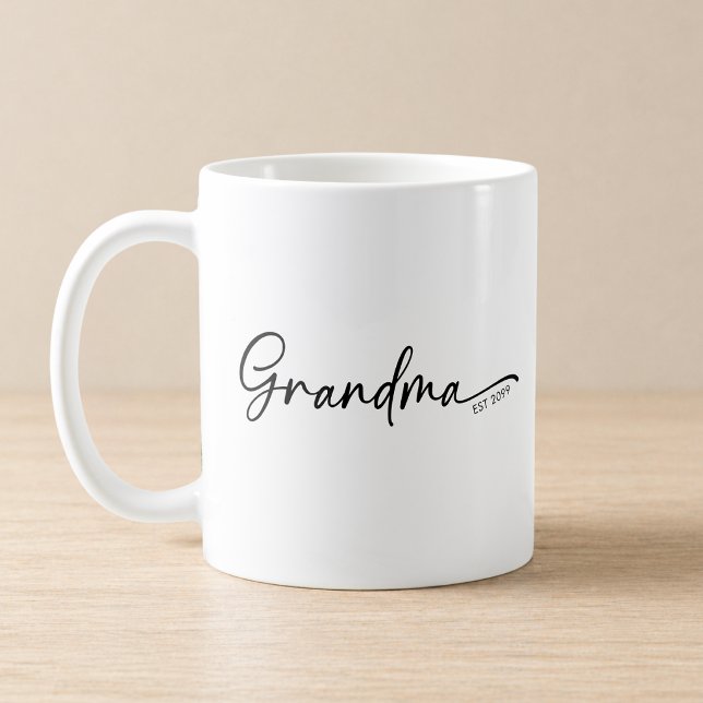 Caneca De Café Avó Estabeleceu Roteiro Mínimo (Criador carregado)