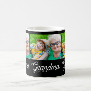Caneca De Café Avó Estabeleceu Roteiro Preto 3 Foto