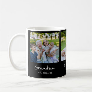 Caneca De Café Avó Estabelecida Script Preto 3 Foto