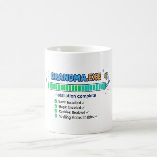 Caneca De Café Avó.exe Presente Divertido para Avó