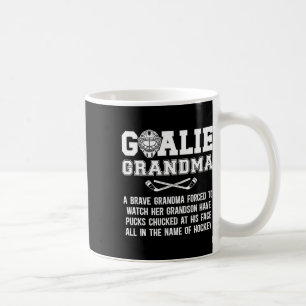 Caneca De Café Avó Goleiro de Hóquei de uma Avó Goleira de Hóquei