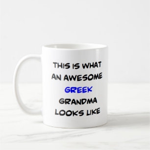 Caneca De Café avó grega, incrível