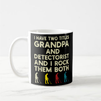 Caneca De Café Avô Humoroso E Detetive Funny Metal