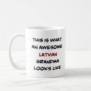 Caneca De Café avó latviana, incrível
