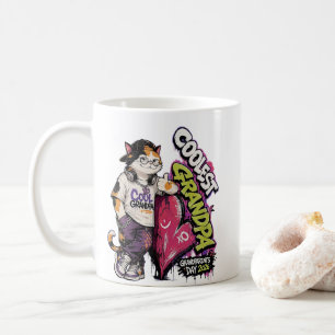 Caneca De Café Avô Mais Legal Hip Hop Calico Dia dos Avós