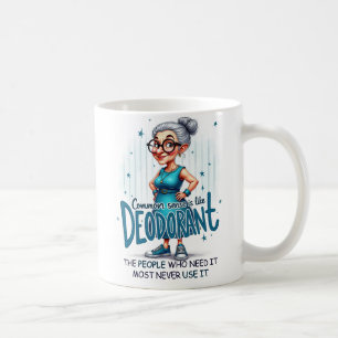 Caneca De Café Avó Moderna Simples Fofa e Elegante
