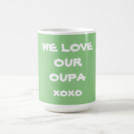 Caneca De Café Avô Moderno Legal AMAMAMOS NOSSO OUPA