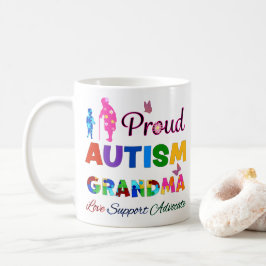 Caneca De Café Avó Orgulhosa do Autismo