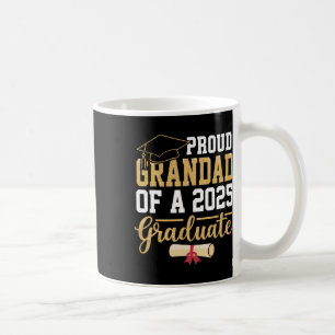 Caneca De Café Avô Orgulhoso De Um Graduado Em 2025 Turma De Form
