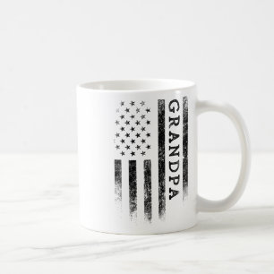 Caneca De Café Avô Patriótico Americano Bandeira Dos EUA Dia Dos